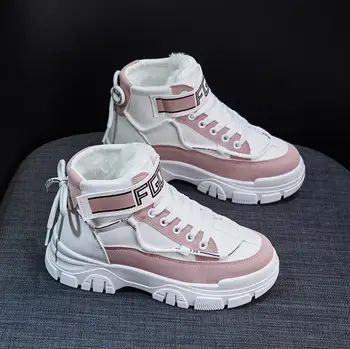 Pantofi pentru femei de Iarnă 2020 Nou la Modă Cizme de Zapada pentru Femei Pantofi de Bumbac Plus Catifea Îngroșarea Sport Cizme pentru Femei