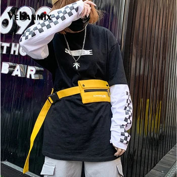 Panza de Sac de Talie borsete Streetwear Hip-hop Unisex cu Fermoar la Piept Geanta Fată Băiat Vagabond Centura de Talie Saci de Moda de Telefon Pachet de Talie