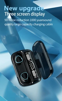Pentru A10 TWS Bluetooth 5.0 Wireless Căști Căști Touch Control Căști Stereo Sport Cască Afișaj LED pentru Căști