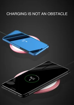 Pentru Huawei P inteligente Z Pro Plus 2018 2019 2020 Onoarea 10 Lite Onoare Nota 10 V10 Lite Flip Stand Caz de Inteligent Oglindă Clară Capacul Telefonului