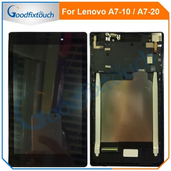 Pentru Lenovo Tab 2 A7-10 A7-10F A7-20 A7-20F display LCD touch screen digitizer Sticla cu Rama de asamblare
