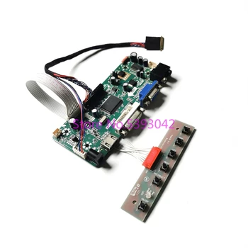 Pentru LTN156AT05-J01/J08/S01/U09/W01/Y02 VGA+DVI 40-Pin 1366*768 ecran LCD LVDS WLED M. NT68676 monitor controller card kit