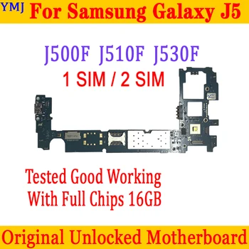 Pentru Samsung Galaxy J5 J510F J500F J530F J510FN Placa de baza Cu Deplină Chips-uri Dual SIM Single SIM Placa de baza Original Deblocat Bord