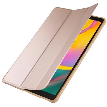 Pentru Samsung Galaxy Tab 10.1 2019 Caz Acoperire T510 T515 SM-T510 SM-T515 din Piele de Caz Moale Înapoi Silicon Funda + Ecran Protector