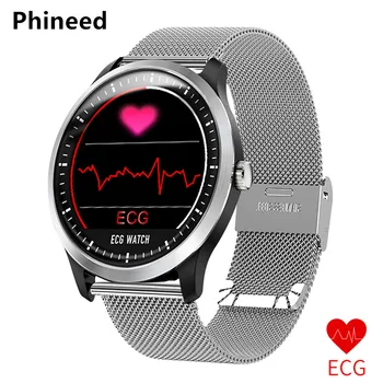 Phineed Noi N58 ECG PPG ceas inteligent cu electrocardiograf ecg de afișare,holter ecg heart rate monitor tensiunii arteriale smartwatch