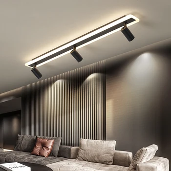 Pistă LED lumina plafon linie de lumină living, dormitor, coridor, culoar de lumină de fundal colț lampă de plafon