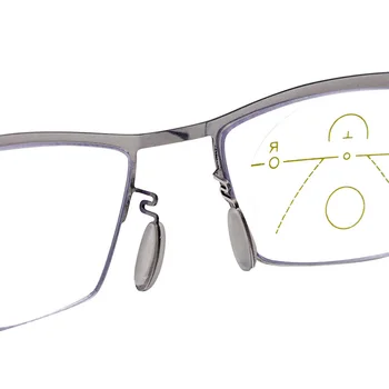 Progresivă Ochelarilor Multifocale Lectură Ochelari Anti albastru bărbați Bifocale Inteligenta dioptrii ochelari