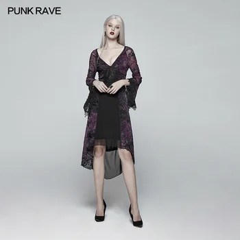 Punk Rave Femei Rochie stil Gotic Zeita Victorian Clasic Dantela Superba Casual de lungime medie Performanță Etapă Costume