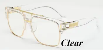 R20 Lux ochelari rame pentru barbati 2016 de calitate de top de aur de metal de sus plat mare om ochelari rame optice brand gafas