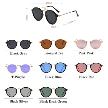 RBROVO Rotund ochelari de Soare pentru Femei ochelari de Soare Polarizat Femei Brand de Lux de Epocă Ochelari de Soare Femei Oglindă Oculos De Sol Feminino