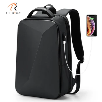 Rowe Rucsac pentru Laptop Oameni de Afaceri Rucsac de Încărcare USB Anti-furt Impermeabil Negru Ultralight Călătorie Rucsaci Sac de Vânzare Fierbinte