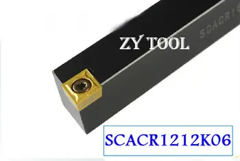 SCACR1212K06 12*12*125MM Metal Strung Instrumente de Tăiere Strung CNC Instrumente de Cotitură Cotitură Externe Suport Instrument de Tip S SCACR/L