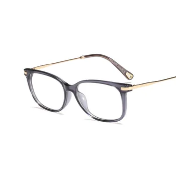 Sexy ochelari cadru Pătrat Obiectiv Clar de sex feminin de gradul pahare transparente, calculator, ochelari rame pentru femei 2019 fals
