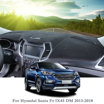 Silicon Anti-Soare Mat tabloul de Bord Masina a Acoperi și Proteja Pad Acoperire Pentru Hyundai Santa Fe IX45 DM 2013-2018 LHD&RHD Accesorii Auto