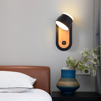 Simplu Nordic LED Lumini de Perete Pentru Canapea de Fundal Lumina de Perete Culoar Noptiera Scara Villa Sala de Mese de Interior, Corpuri de Iluminat