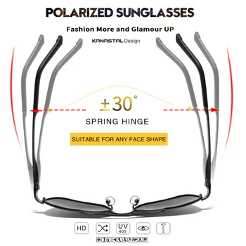 SIMPRECT 2021 Pătrat Polarizat ochelari de Soare Barbati UV400 de Înaltă Calitate din Aluminiu, Magneziu Epocă Anti-orbire Ochelari de Soare Pentru Barbati