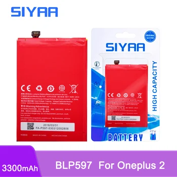 SIYAA BLP597 Baterie Pentru Oneplus 2 Doi de Înlocuire One Plus 2 Baterii Litiu-Polimer de Mare Capacitate 3300mAh