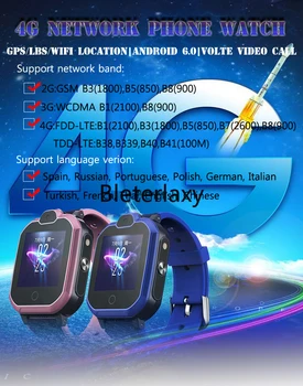 Smart 4G Copil Student IP67 rezistent la apa Camera de la Distanță GPS WI-FI Smartwatch SOS Apel Video Monitor Tracker locul de Amplasare Telefon Ceas
