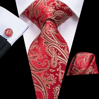 SN-532 Fierbinte de Vânzare en-Gros de Aur Solid Tie Batista Butoni Seturi Bărbați Ultimul Timp Cravate de Mătase pentru Nunta Formala Petrecere Cravata