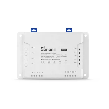 Sonoff 4CH 10A/Banda Wifi Smart Switch 4 Gasca Patru Canale de la Distanță Wifi Întrerupătorul de Control 4 Dispozitive de Lucru cu Alexa de Start Google