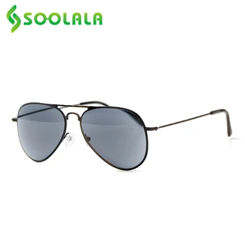 SOOLALA Metal ochelari de Soare Ochelari de Lectură Femei Bărbați Lectură ochelari de Soare Prezbiopie Ochelari de vedere Cu Dioptrii +1.0 1.5 2.0-3.5