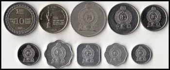 Sri Lanka, 10 BUC/ Set Set Monede, Noi Necirculate Condiție, Originale Reale Monede