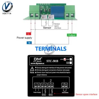 STC-3018 12V 24V 110-220V Digital Controler de Temperatura Termostat Termostat Răcire Încălzire Comutator Higrometru Digital