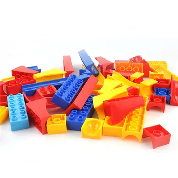 [Stilul meu] 2019 Amuzant DIY Cursa de alergat Colorate de Construcții Bile Cale de Rulare Blocuri Compatibil LegoINGly Duploe
