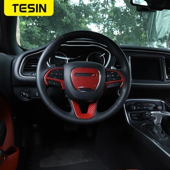TESIN ABS Volan Masina de Decorare Acoperire Accesorii de Interior pentru Dodge Challenger+ pentru Dodge Charger+