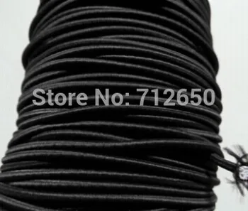 Transport gratuit 10 metri, culoare negru manual DIY materiale rotund coarda elastica de cauciuc cu diametrul de 3mm
