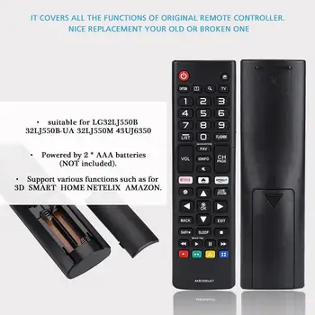 Universal Control de la Distanță AKB75095308 Inteligent Controler de la Distanță pentru TV LG 43UJ6309 49UJ6309 60UJ6309 65UJ6309 Portabil