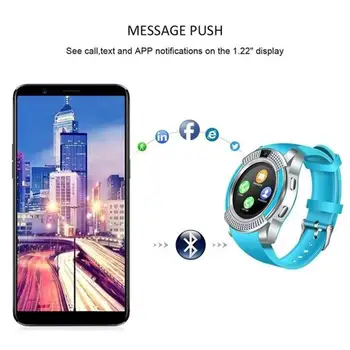 V8 Disc conexiune Bluetooth smart watch inteligent watch Bluetooth ceas sport Gaopin brățară inteligent