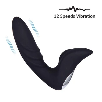 Vibratoare Sex Masculin, Prostata Pentru Masaj De Control De La Distanță De 12 Vibrații G Spot Vibrator Reincarcabil Anal, Dop De Fund Pentru Bărbați Și Femei 18+