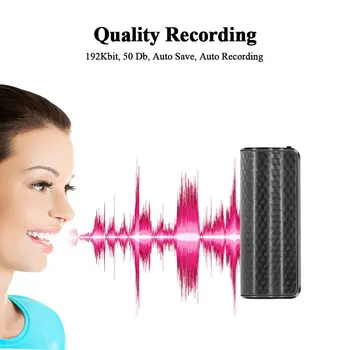 VJOYCAR Mini Audio Voice Recorder Înregistrator de Sunet 600 de ore de Înregistrare Magnet Digital 8 16G 32GHD Dictafon înlăturare zgomote pe distanțe Lungi