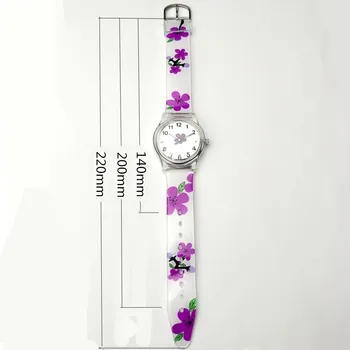 WILLIS Brand de Moda pentru Femei Ceasuri Curea Silicon Ceas Ceas de mână Fată de Flori Curele de Studenți de Design Electronic de Cuarț