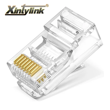 Xintylink conector rj45 cablu ethernet rj 45 rg Priză Cat5 Cat5e jack utp neecranat Rețea Modular conector 8p8c lan keystone