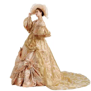 XXL XXXL dimensiunea personalizate Victorian Medieval, Renascentist Rochie Costum Marie Antoinette Teatru Rochie de Minge
