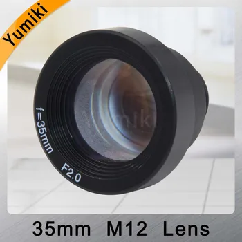 Yumiki 1.3 MP 35mm CCTV IR MTV Obiectiv m12 Muntele F2.0 Pentru Securitate, Camere Video, 1/2