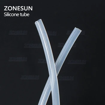 ZONESUN PJ-GZ3 Lungime 2m Diametru Interior 3 mm Tub de Silicon Cauciuc Furtun Pentru Ulei Esential de Umplere Mașină