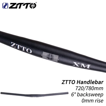ZTTO MTB Biciclete 31.8 mm din Aliaj de Aluminiu ghidon Flat Bar Direct Tub Gros 6 matura MTB Bicicleta Ghidon 720mm 780mm