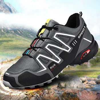 În aer liber Bărbați Drumeții Pantofi Trekking Sport Pantofi de Lux de Moda Designer de Mers pe jos Adidași Bărbați Respirabil Non-alunecare Trail Adidasi