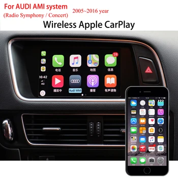 În Mașină Ecran Oglinda Wireless Android Auto Retrofit Apple Carplay Soluție pentru AUDI MMI 2G 3G 4G A1 A3 T2 T3 A4 A5 Q5 A6 A8 Q7
